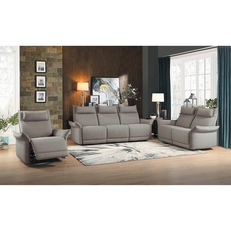 Large Picture of Homelegance Linette 9819TP-1PWH Power Recliner - Taupe