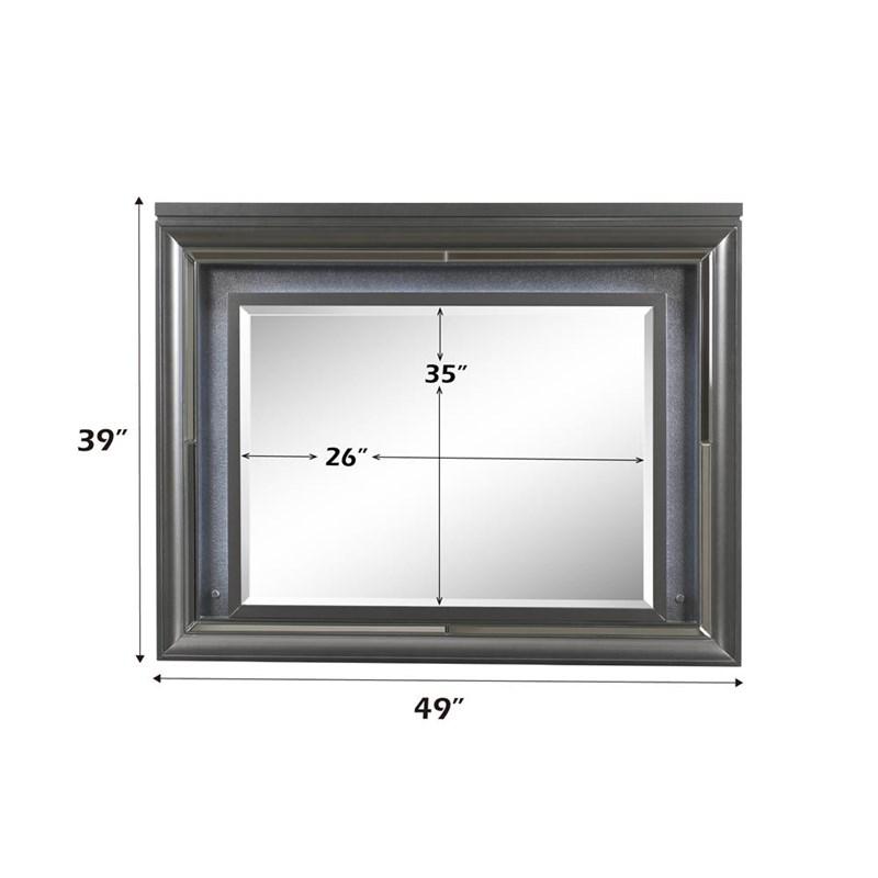 Large Picture of Acme Furniture Sawyer 27974 Mirror with LED