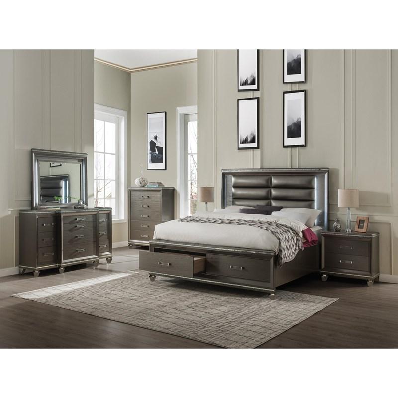 Large Picture of Acme Furniture Sadie 27944 Mirror with LED