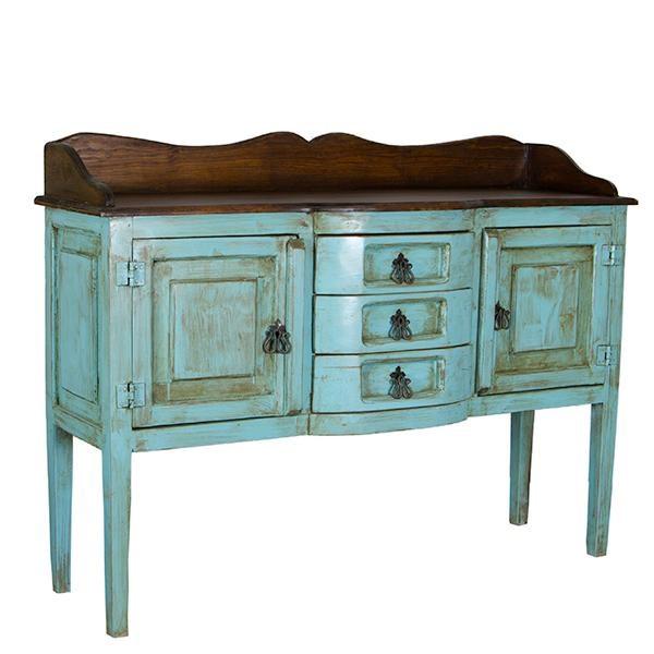 Bahut Walnut Henriette (VMANTI-L-CON-018 TURQ/WALNUT) image 1