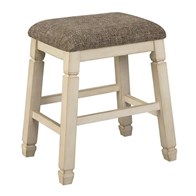 Signature Design by Ashley Bolanburg D647-024 Upholstered Stool (Dining Seating - Stools)