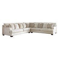 Signature Design by Ashley Rawcliffe 19604S1 3 pc Sectional (Sectionals - Stationary)
