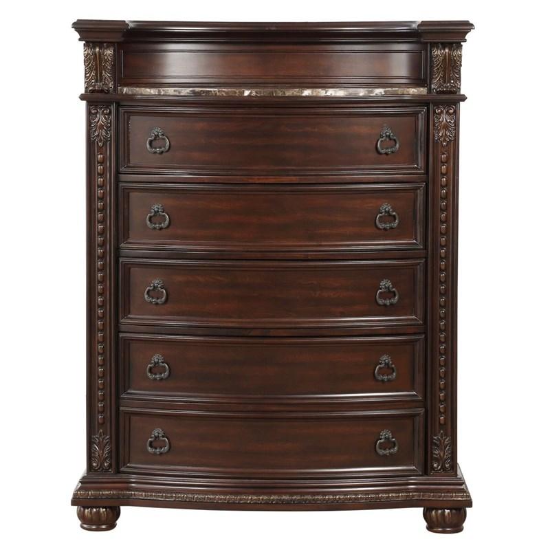 Homelegance Cavalier 1757-9 Chest, Marble Insert