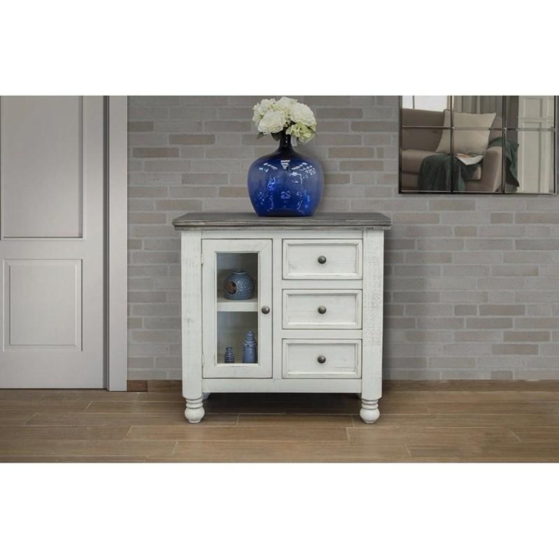 Large Picture of International Furniture Direct Florence IFD4691SVR Stone Server