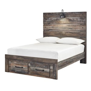 Signature Design by Ashley Drystan B211B47 Full Panel Bed with 2 Storage Drawers (Kids Beds - Bed)