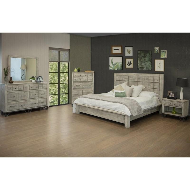 Large Picture of International Furniture Direct Vista IFD8401MIR Dresser Mirror