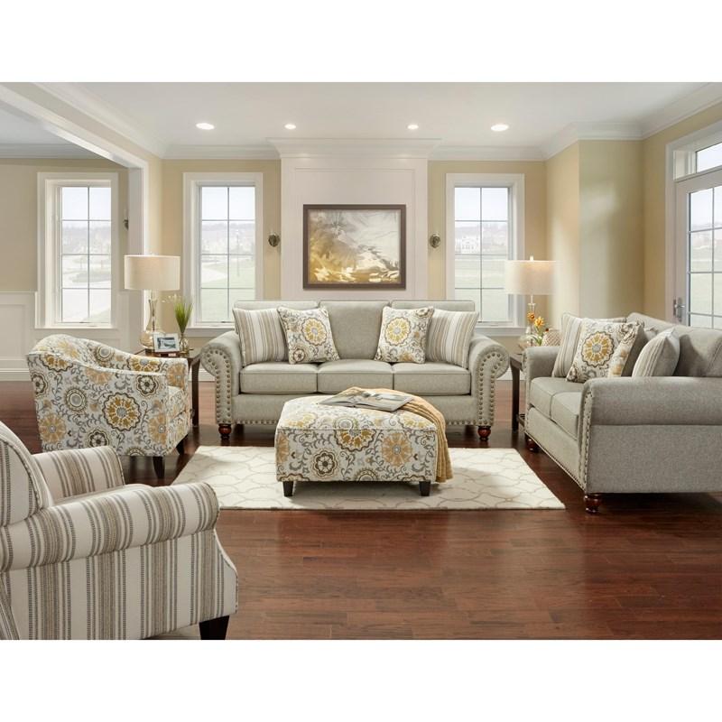Large Picture of Fusion Furniture 3110 Sofa - Romero Sterling
