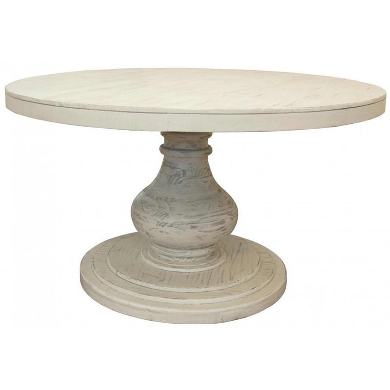 International Furniture Direct Bonaza Ivory IFD4151RNDTP51 Dining Table