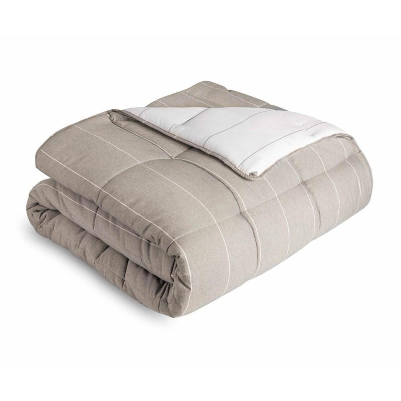 Malouf Chambray Comforter Set - Birch (Full)