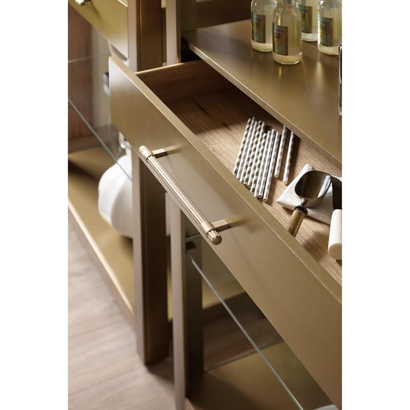 Large Picture of Hooker Furniture 1600-10445-MTL1 Curata Bunching Bookcase