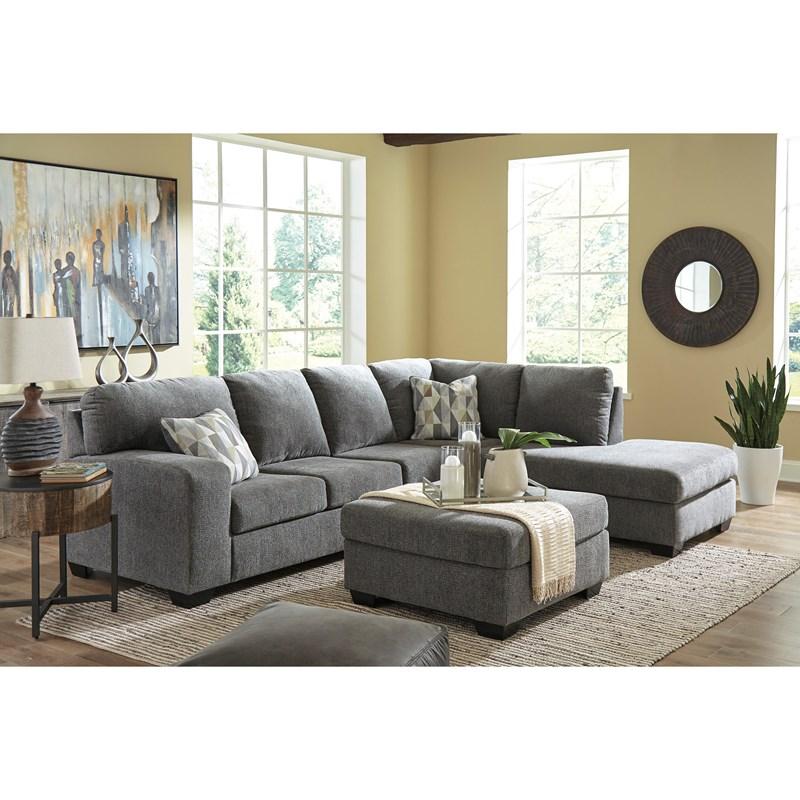 Large Picture of Benchcraft Dalhart 85703S2 2 pc Sectional with Chaise