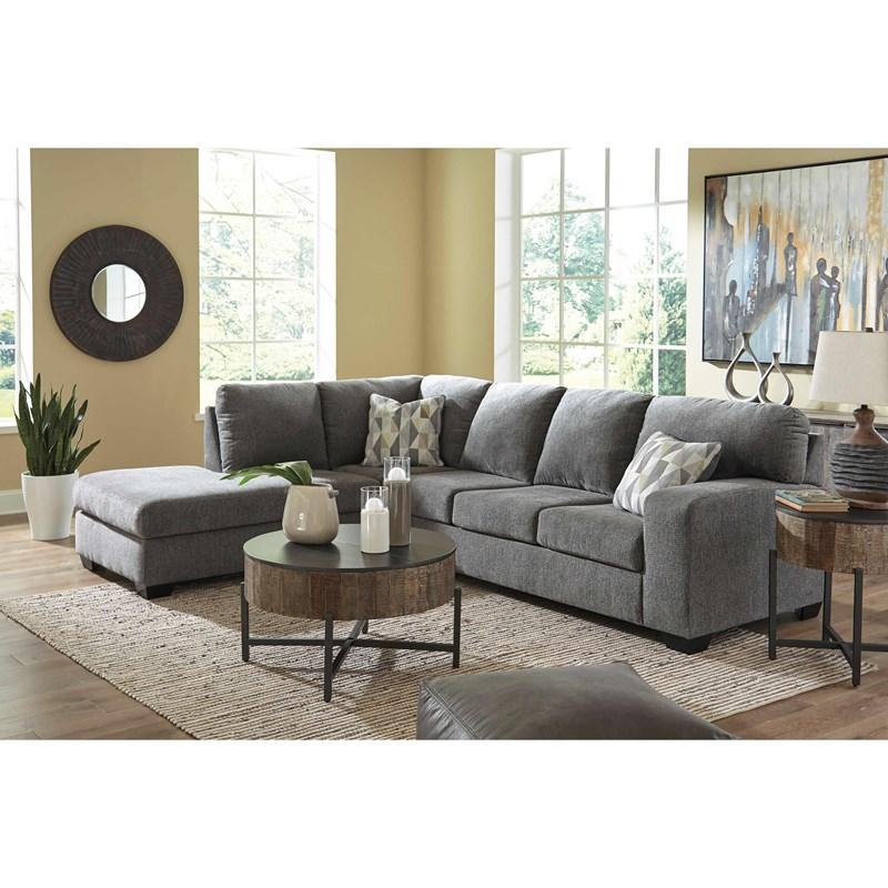 Large Picture of Benchcraft Dalhart 85703S1 2 pc Sectional with Chaise