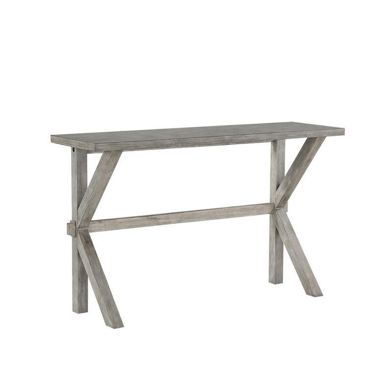 Large Picture of Homelegance Palmer 5724-32 3-Piece Pack Counter Height Set - Wire Brush Grey