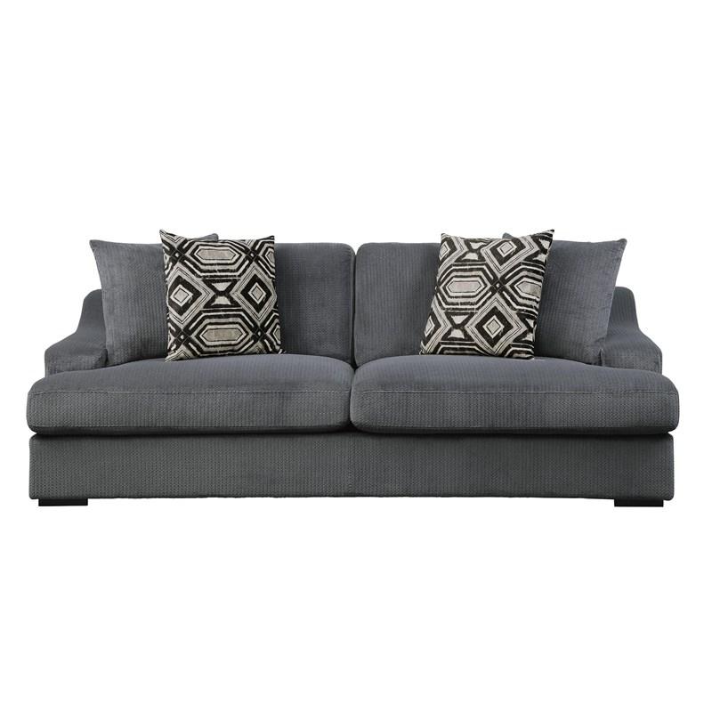 Homelegance Orofino 9404DG-3 Sofa - Dark Grey