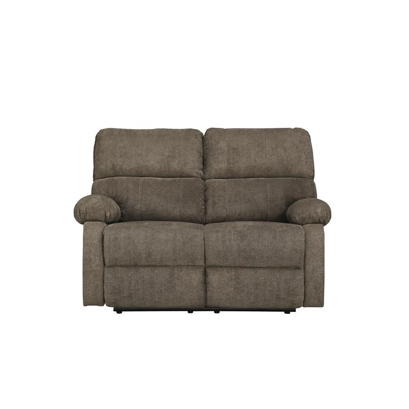Homelegance Oswald 9520BR-2 Double Reclining Loveseat - Brown