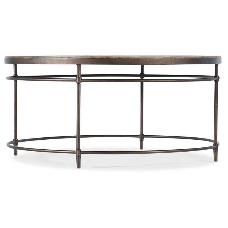Hooker Furniture 5601-80110-LTWD St. Armand Round Cocktail Table