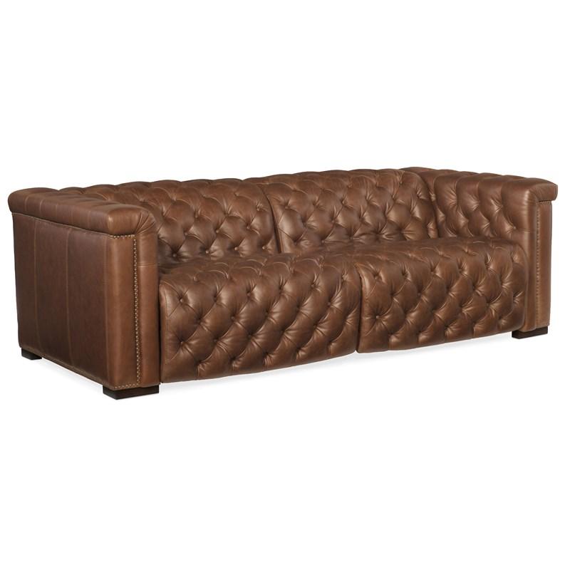 Hooker Furniture SS434-1.5RL-P-PH-089 Savion 2 over 2 Sofa with Power Recline & Power Headrest