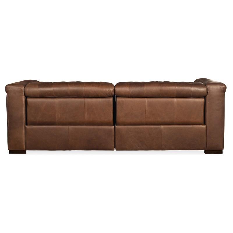 Large Picture of Hooker Furniture SS434-1.5RL-P-PH-089 Savion 2 over 2 Sofa with Power Recline & Power Headrest