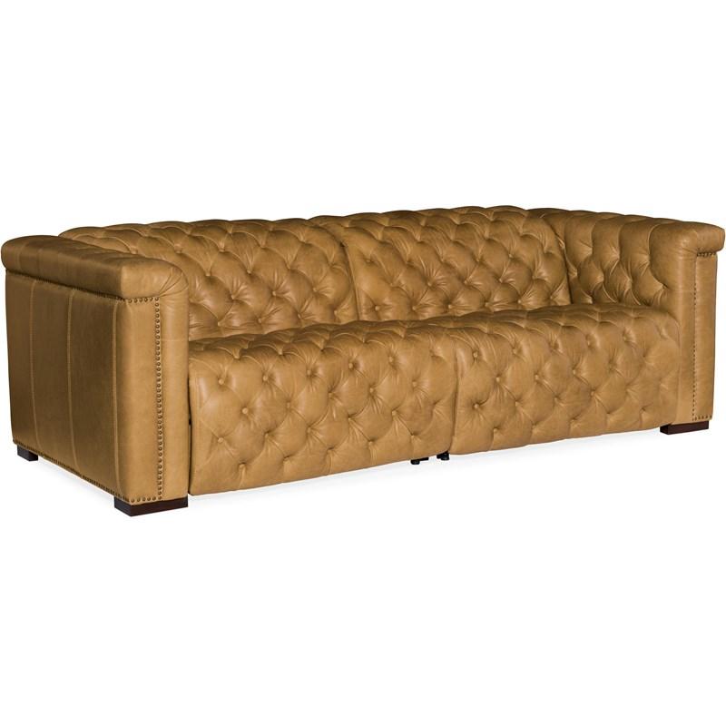 Hooker Furniture SS434-1.5RL-P-PH-086 Savion 2 over 2 Sofa with Power Recline & Power Headrest
