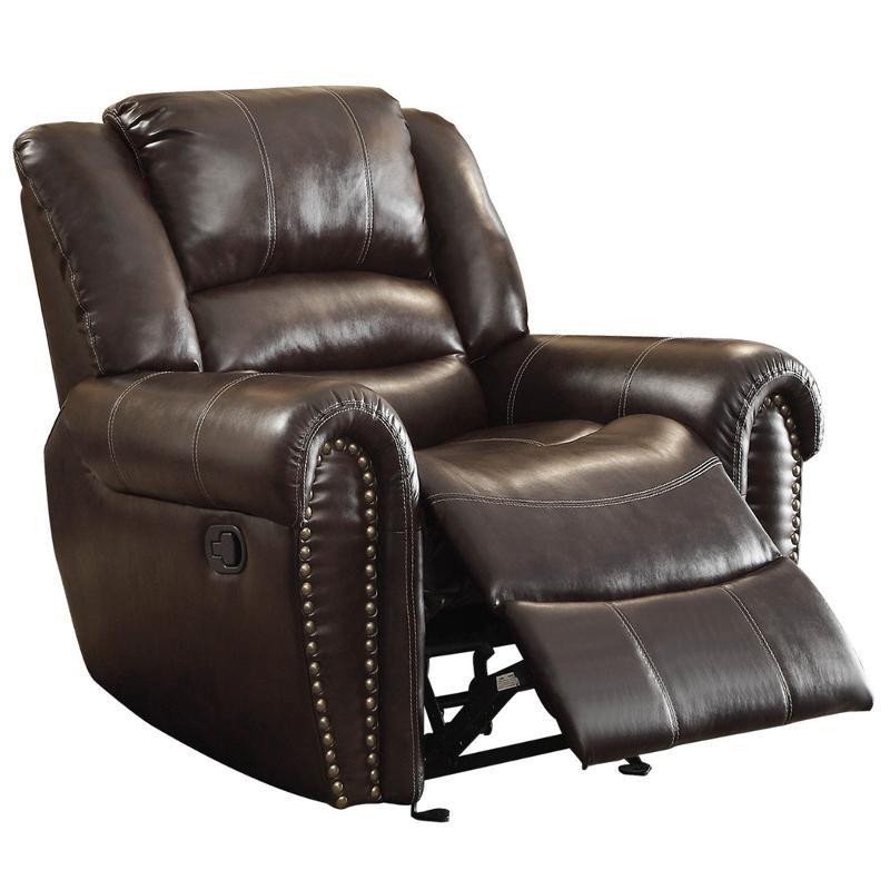 Homelegance Center Hills 9668BRW-1 Glider Reclining Chair