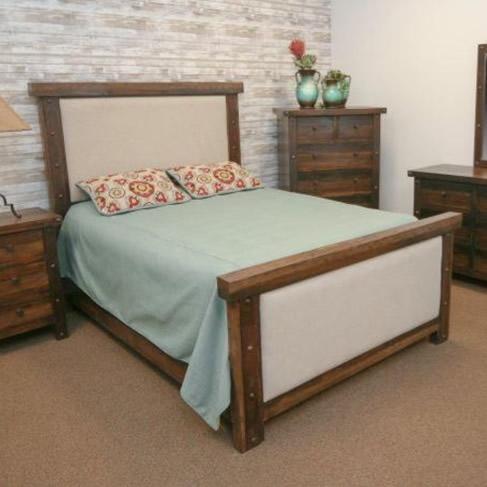 Uptown King Upholstered Panel Bed (CAM901KING) image 1