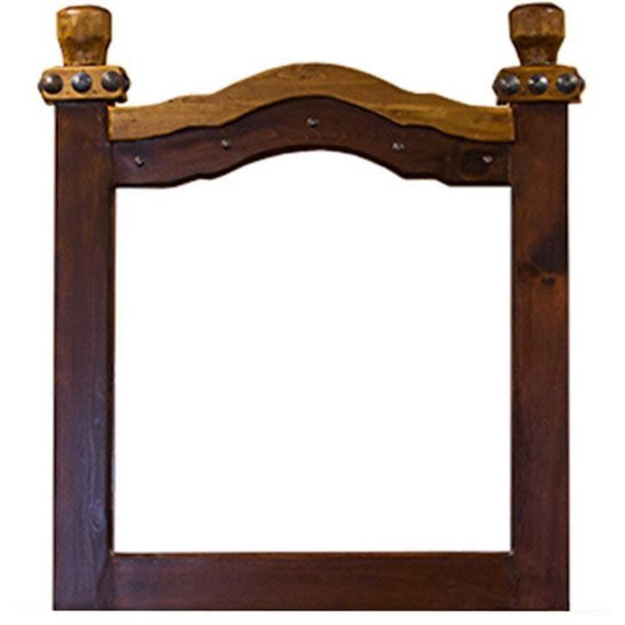 Don Carlos Dresser Mirror (VMANTI-L-MAR-028 NOGAL/WALNUT) image 1