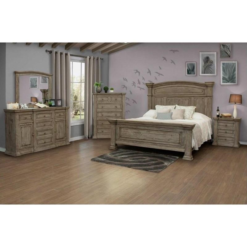 Large Picture of International Furniture Direct Palace IFD7301 Dresser and Mirror Set