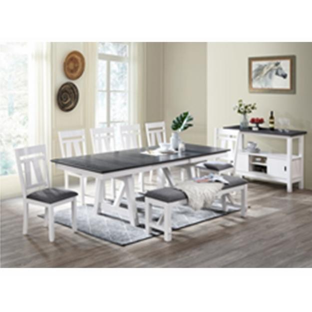 Large Picture of Crown Mark Maribelle 2158CG-T Dining Table