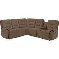 Best Home Furnishings Unity M730RP4L Power Reclining Sectional - Java (Sectionals - Power Recline)