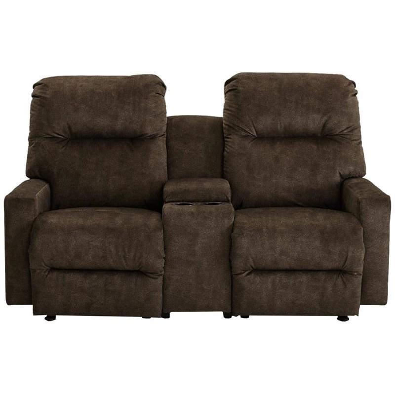 Causeuse inclinable motorisée Kenley en tissu avec console (L510RQ7 20149) image 1