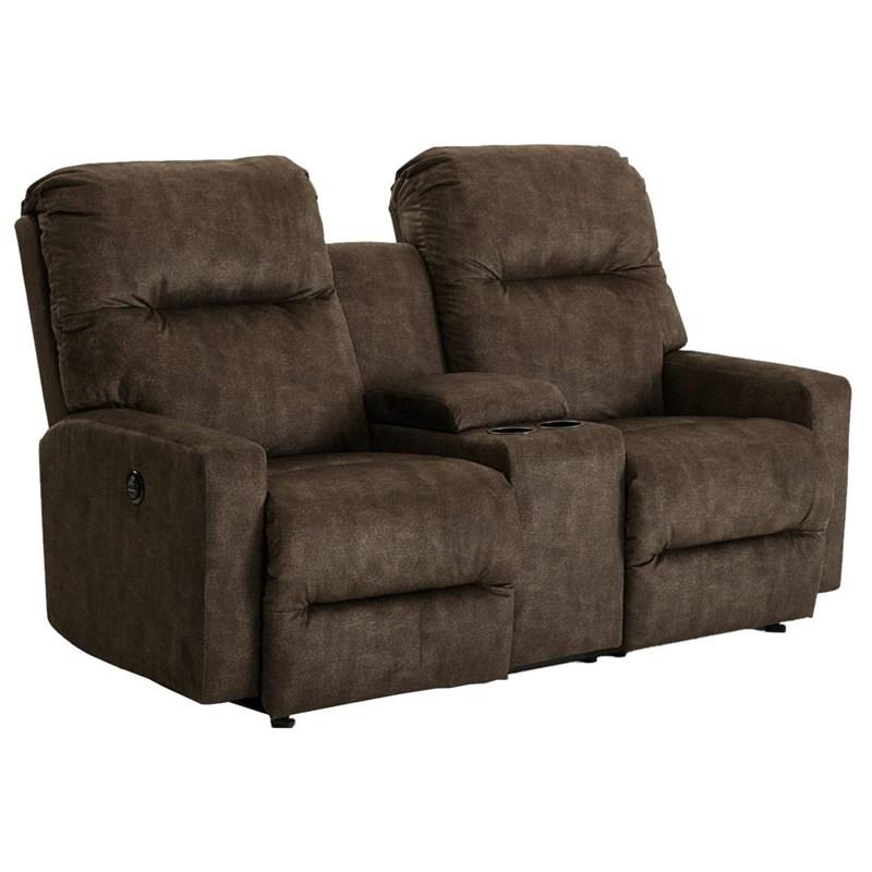 Causeuse inclinable motorisée Kenley en tissu avec console (L510RQ7 20149) image 2
