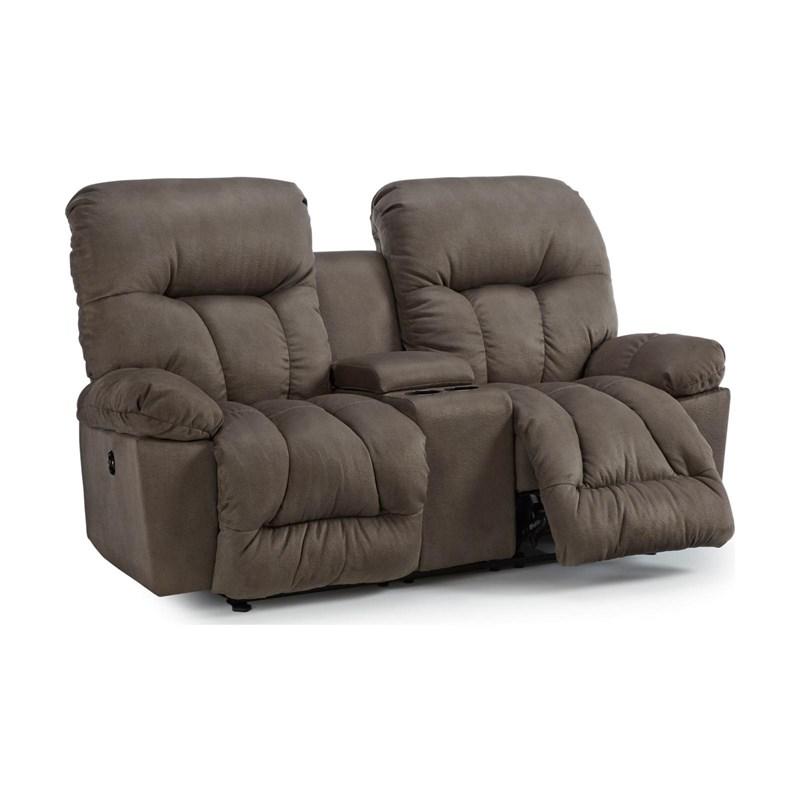 Retreat Reclining Fabric Loveseat with Console (L800RC7 24109D) image 3