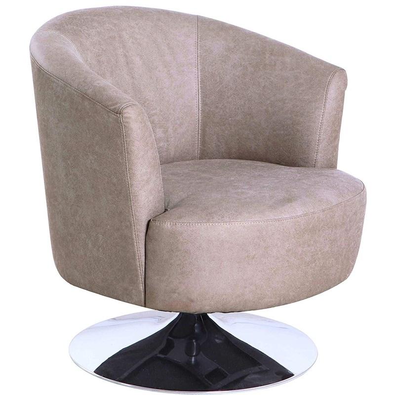 Large Picture of Mac Motion Chairs Twist TWIST-212-050-CH Accent Chair - Steel