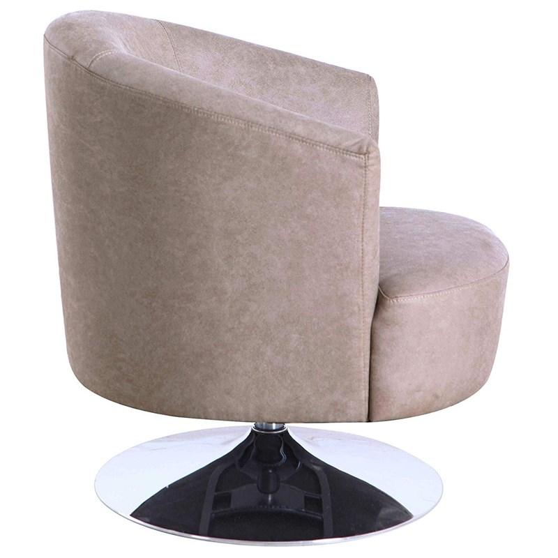 Large Picture of Mac Motion Chairs Twist TWIST-212-050-CH Accent Chair - Steel