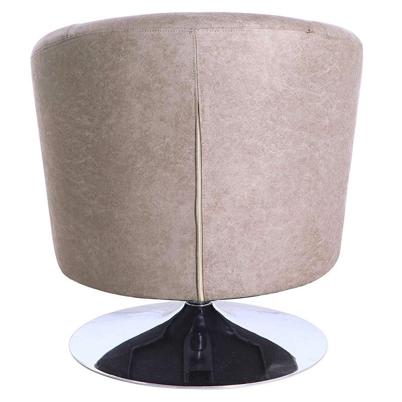 Large Picture of Mac Motion Chairs Twist TWIST-212-050-CH Accent Chair - Steel