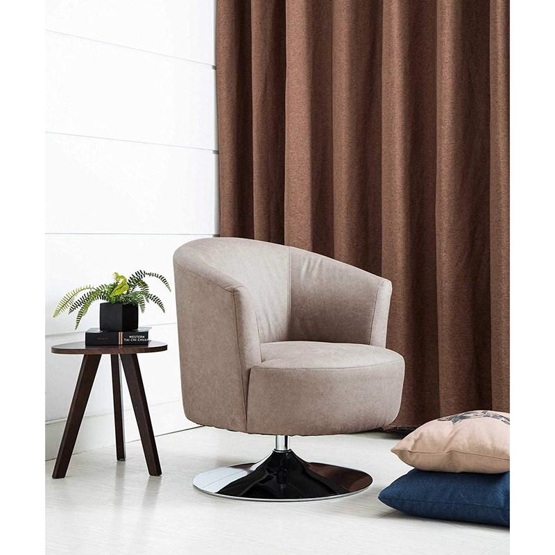 Large Picture of Mac Motion Chairs Twist TWIST-212-050-CH Accent Chair - Steel