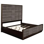 Coaster Furniture Durango 223261Q 77-inch Queen Panel Bed - Smoked Peppercorn