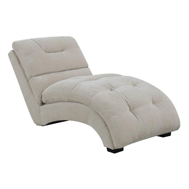 Elements International Dominick UDK1745110E Chaise - Amigo Linen