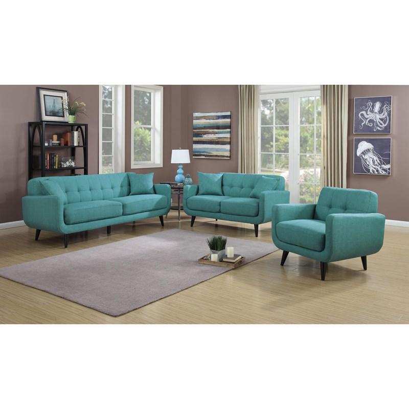 Large Picture of Elements International Hadley UHD087100 Chair - Heirloom Teal