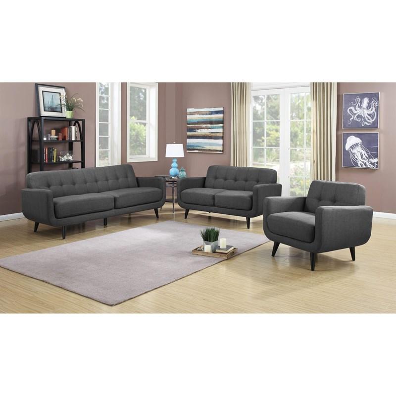 Large Picture of Elements International Hadley UHD090100 Chair - Heirloom Charcoal