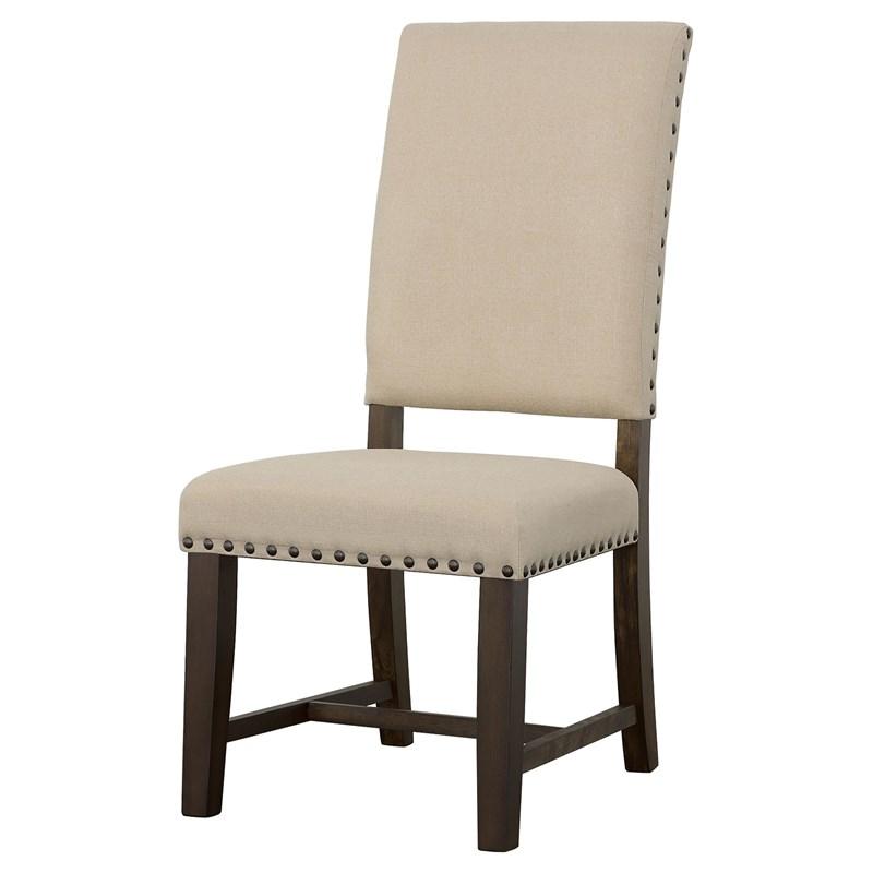 Large Picture of Coaster Furniture Twain 109143 Upholstered Dining Side Chair - Beige