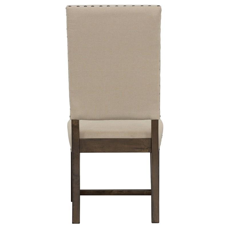 Large Picture of Coaster Furniture Twain 109143 Upholstered Dining Side Chair - Beige