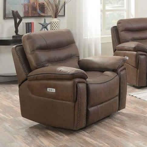 Morgan Power Rocker Fabric Recliner (674322) image 1