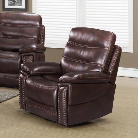 Cayman Swivel Rocker Leather Air Recliner (699342) image 1