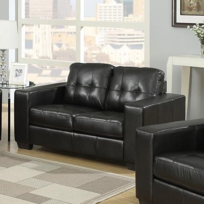 Sedona Stationary Bonded Leather Loveseat (591221) image 1
