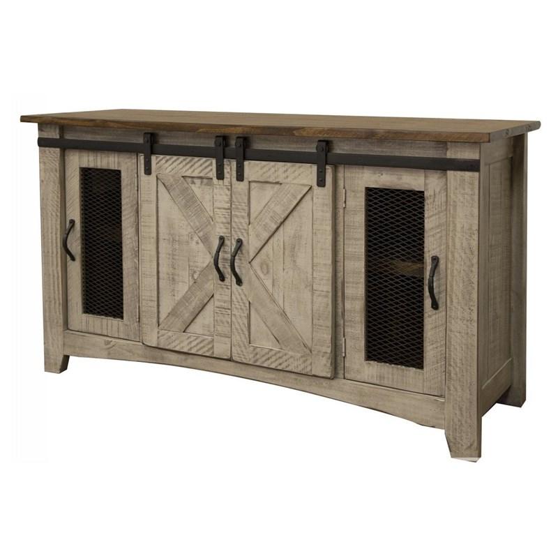 International Furniture Direct Pueblo Gray IFD3401STN60 60