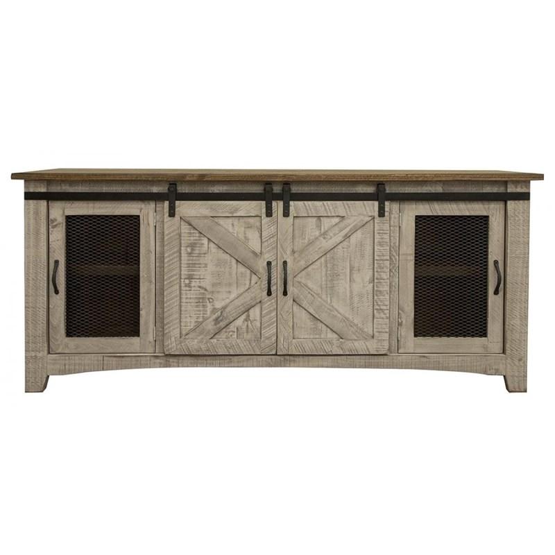 International Furniture Direct Pueblo Gray IFD3401STN80 80