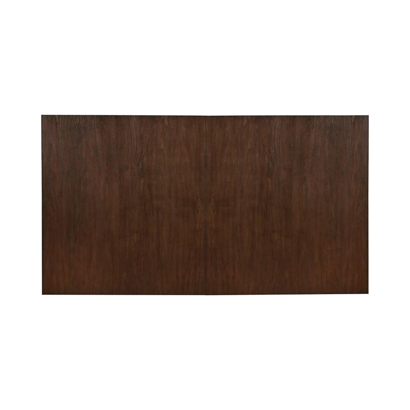 Large Picture of Coaster Furniture Brockway 110311 104-inch Extension Leaf Dining Table - Antique Java