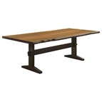 Coaster Furniture Bexley 110331 90-inch Live Edge Dining Table - Natural Honey