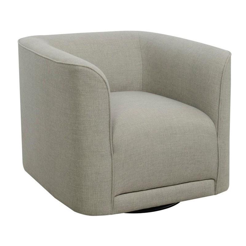 Emerald Home Furnishings Whirlaway U3272-04-13A Swivel Accent Chair - Gray